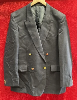 Blazer azul Bradley’s para hombre, talla 42”R vintage. SW197 Foto 1 de 4
