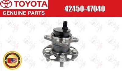 Conjunto de buje y cojinete trasero Toyota Prius 2010-2015 42450-47040 OEM genuino Foto 1 de 4