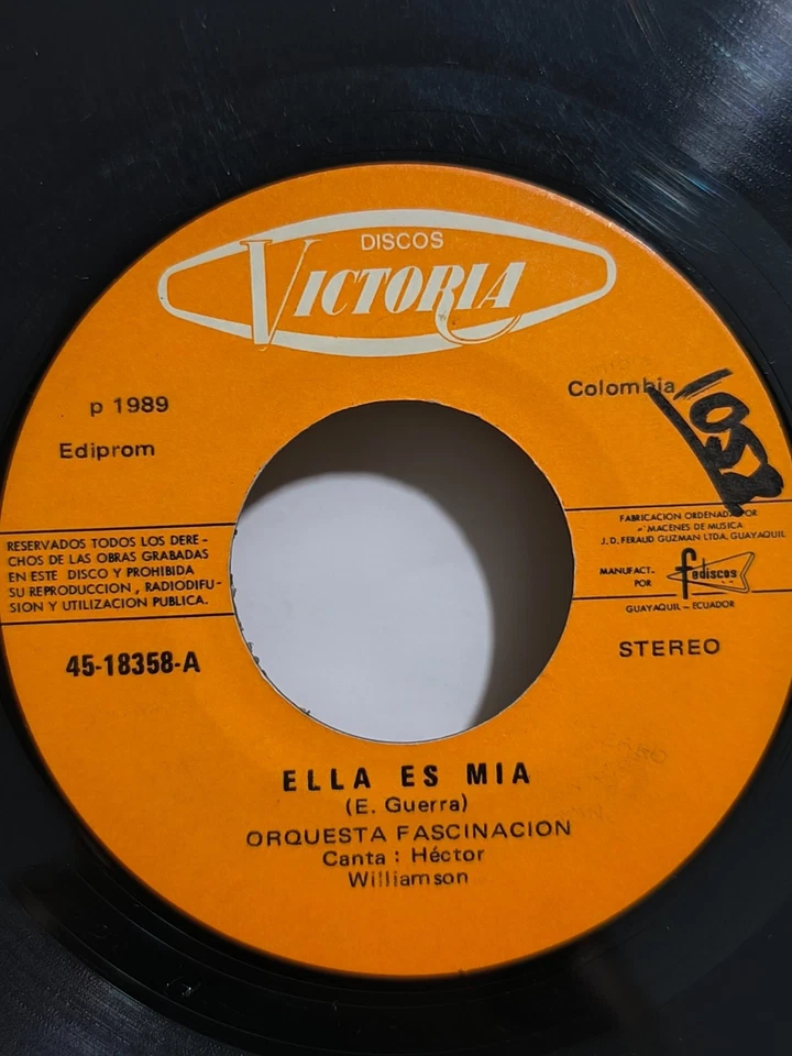 ORQUESTA FASCINACION-ELLA ES MIA-PELIGRO ALTA TENSION SALSA ROMANTICA COLOMBIA🎵 - Image 1 of 4