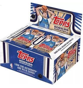 2025-26 Topps NBA Basketball Einzelhandel Display Box neu fabrikversiegelt - kostenloser Versand - Bild 1 von 1