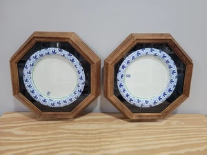 Octagon 12" Wooden Display Case for Collector Plate - 1Pc - Picture 1 of 9