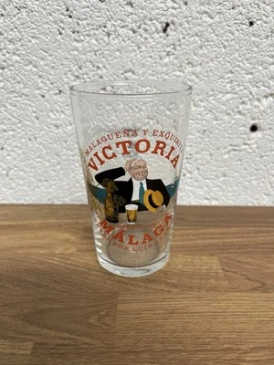 Victoria Malaga Lager  Half Pint Beer Glass Brand New - Image 1 of 4