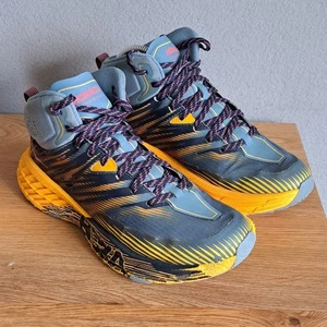 Hoka One One Speedgoat Mid 2 GTX Trail Hiking Shoes Women’s Size 8 EU 40 Blue - Picture 1 of 13
