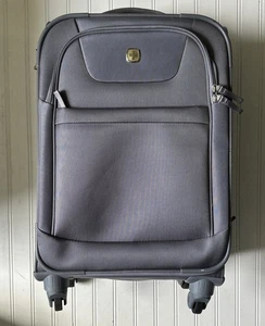Swiss Alps Carry-On Spinner Luggage - Gray - Picture 1 of 7
