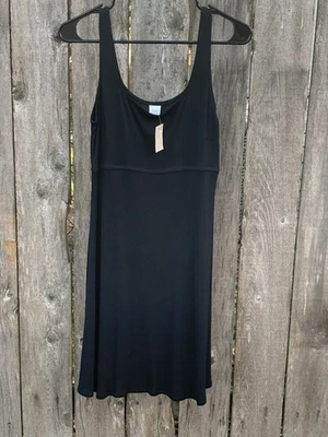 Anni Kuan Women’s Dress Black Sz M Cocktail Dress, Slinky, Slits On Both Sides - Image 1 of 4