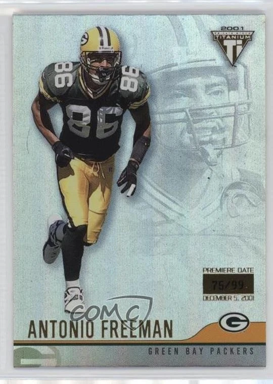 2001 Pacific Private Stock Titanium Premiere Date /99 Antonio Freeman #50 - Image 1 of 2