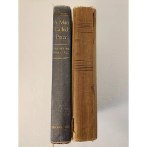 Vintage Buch Konvolut 2 Stück 1951 Hardcover A Man Called Peter Greatest Book Ever - Bild 1 von 15