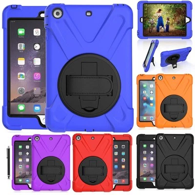 Hybrid Rugged Shockproof Stand Cover Case For iPad mini 12345/Air /Pro 9.7/ 10.5 - Image 1 of 4