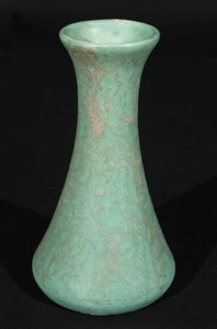 Vintage Brush McCoy Green Vellum Pottery Vase #064 Matte 8 1/2" 1920-1930 - Picture 1 of 6