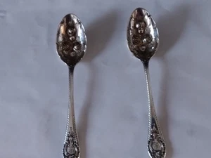 Nice pair Of Berry Spoons by MH & Co - Picture 1 of 5