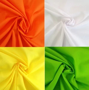100% Cotton Tablecloth - Plain Natural Fabric Table Cover in Many Colors & Sizes - Picture 1 of 19