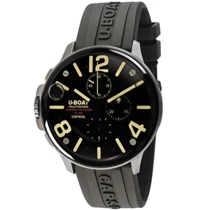 U-Boat Capsoil Chrono 45mm SS Wristwatch - U8111/B - New Never Worn - Picture 1 of 5