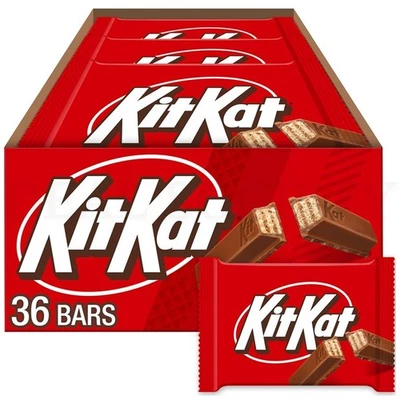 KIT KAT Milk Chocolate Wafer Candy Bars Bulk Candy 1.5oz 36 Count - Image 1 of 4