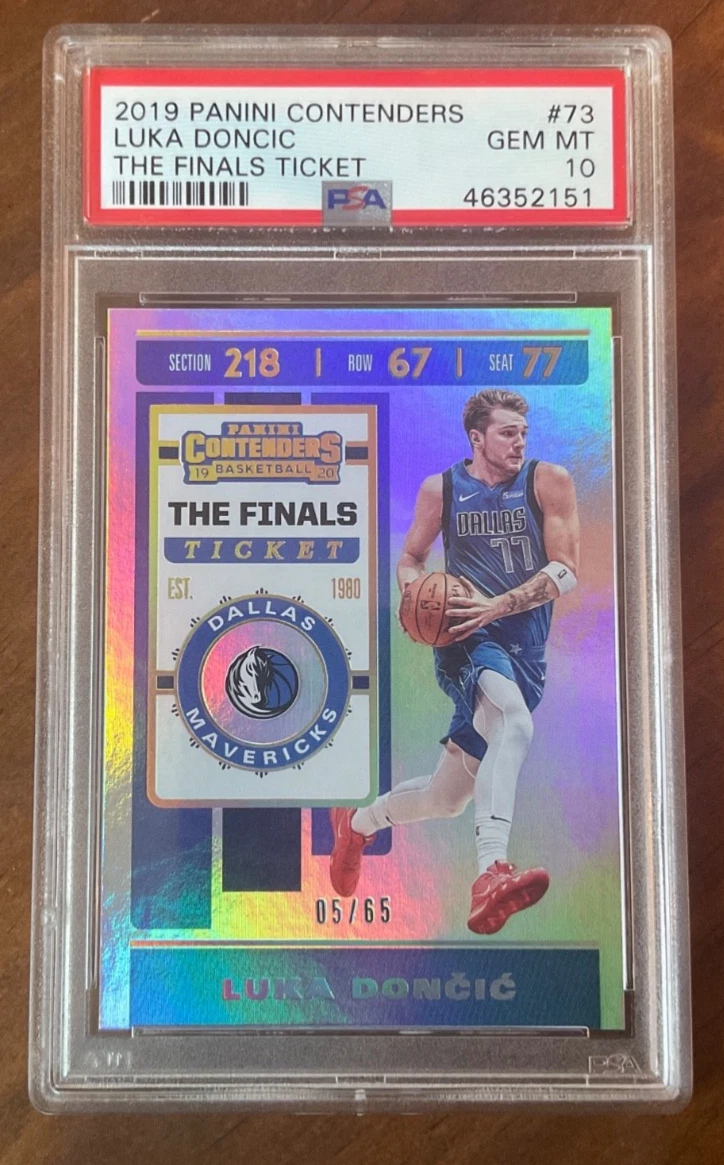 Luka Dončić 10 Graded Basketball Sports Trading Cards