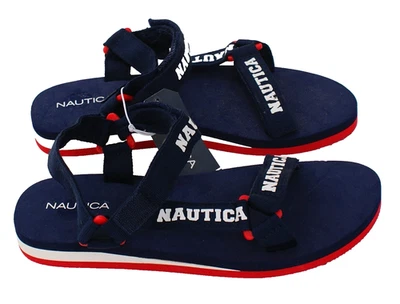 Sandalias para mujer Nautica 9 azules Chani con tiras correas ajustables Foto 1 de 4