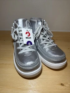Billy Footwear Kids' Haring Sneakers, Silver, Kids Size 6, New without box - Picture 1 of 10
