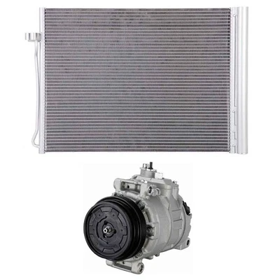 Compresor de aire acondicionado para BMW X6 2009-2015 con condensador de aire acondicionado y secador CSW Foto 1 de 3