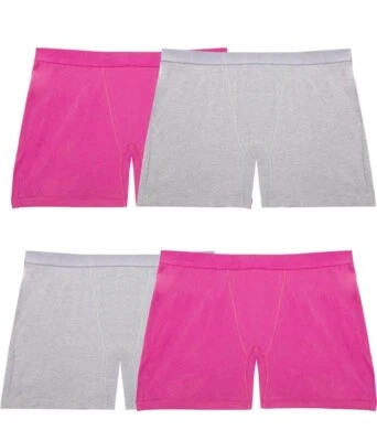 Fruit of the Loom Women's 360° Stretch Underwear Size 9 Pack Of 2 Grey And Pink - Image 1 of 3
