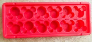 Disney Mickey Mouse Head Tray- Ice Cube/ Jelly/ Chocolate/Candy Plastic Mould - Picture 1 of 2