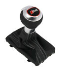 White Line RS Gear Shift Knob Boot Cover For Audi A3 A4L A5 A7 S3 RS3 S6 RS6 