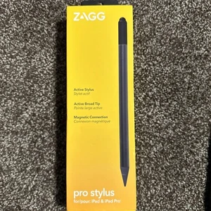 NEW Zagg Pro Stylus Pencil Pen iPad Air Pro Type C Charging - Picture 1 of 4