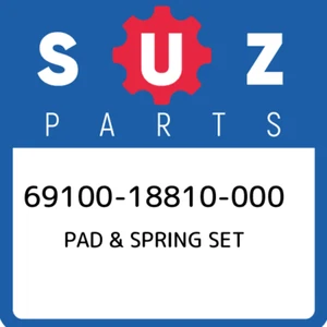 69100-18810-000 Suzuki Pad & spring set 6910018810000, New Genuine OEM Part - Foto 1 di 1