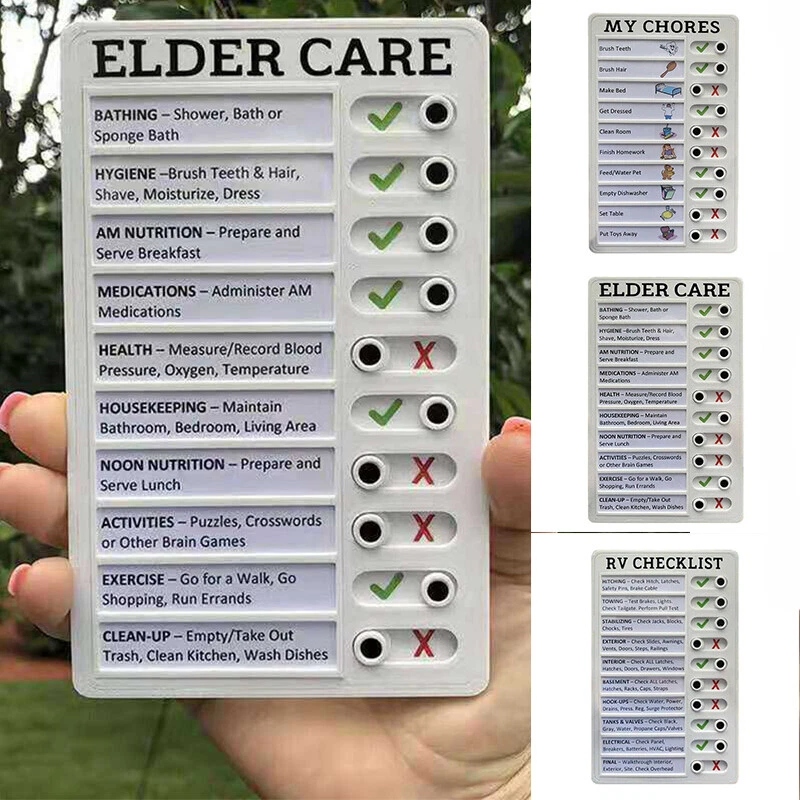 My Chores Chart Memo Board Kids Elder Care RV Checklist To Do List Planner Notes - Image 1 of 4