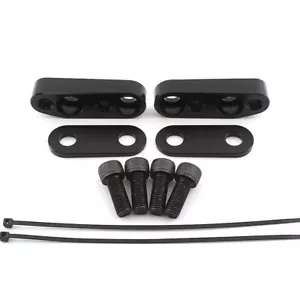 Adaptador elevador de manillar ajustable negro para Honda Goldwing 1800 GL1800 01-2017 - Imagen 1 de 10