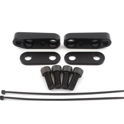 Adaptador elevador de manillar ajustable negro para Honda Goldwing 1800 GL1800 01-2017 Foto 1 de 4