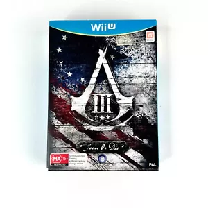 Assassins Creed III Join Or Die Edition Wii U | Aus PAL | Mint Disc Tracked Post - Picture 1 of 15