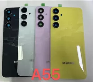 For Samsung Galaxy A55 Battery Rear Door Case Back Cover Glass Case Parts - Foto 1 di 1