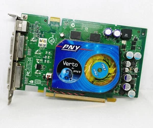 PNY 7600GT 256M DDR3 PCle G77600GN1F25A Medical graphics card IU22. For IE33 - Picture 1 of 8