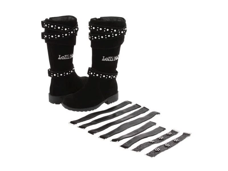 Nuevas botas altas Lelli Kelly negras de gamuza para niños pequeños talla 10 11 12 28 29 30  Foto 1 de 1