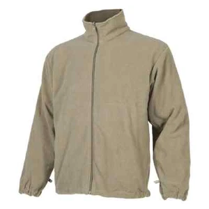 TRU-SPEC 2465 Polar Fleece Jacket Zipper Front Moisture Wicking Tan Free Ship - Picture 1 of 2