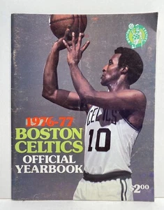 1976-1977 Boston Celtics Official Yearbook, Jo Jo White MVP Cover - Picture 1 of 7
