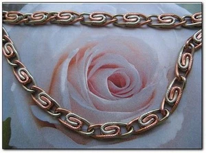 8 Inch Copper and Nickel Mixed Metals Bracelet #CB1210D3 -1/4 of an inch wide. - Picture 1 of 2