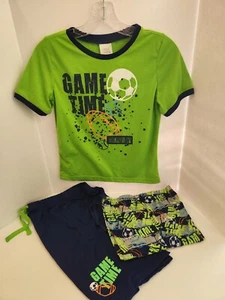 Falls Creek Boy's Size Large Pajamas 3 Piece Set Shirt with 2 Pair Shorts - Picture 1 of 9