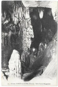 Grottes d' ARCY-sur-CURE 89 Salle Sainte-Marguerite CPA non circulée non daté - Imagen 1 de 2