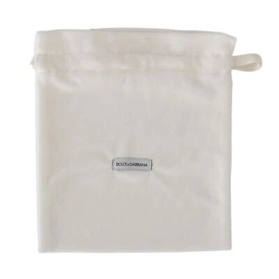 DOLCE & GABBANA Dustbag Cover Bag Cotton White Drawstring Small 23cm x 21cm - Image 1 of 4
