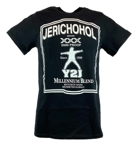 Chris Jericho Y2J 2000 Proof Jerichohol Mens T-shirt Cover