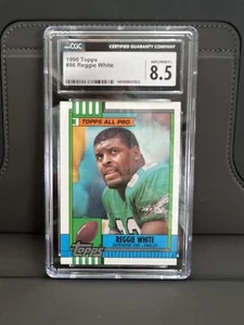 1990 Topps #86 Reggie White Graded CGC 8.5 NM/Mint+ Centered HOF Eagles - Picture 1 of 2