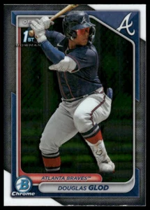 2024 Bowman #BCP-11 Douglas Glod Chrome Prospects Atlanta Braves Baseball - Picture 1 of 2