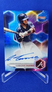 2023 Bowman’s Best Ambioris Tavarez On Card AUTO -BRAVES /150 - Picture 1 of 3