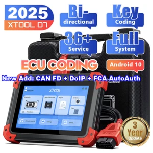XTOOL D7 Full System Diagnostic Scanner Key Programmer Bidirectional Tool TPMS - Picture 1 of 17