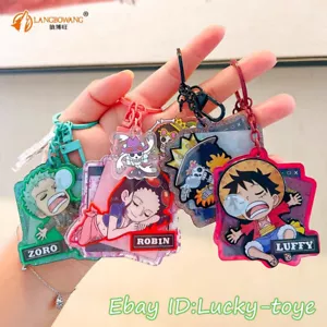 Original Anime Una Pieza Luffy Zoro Acrílico Juguete Llavero Colgante Caja Ciega Set - Imagen 1 de 12
