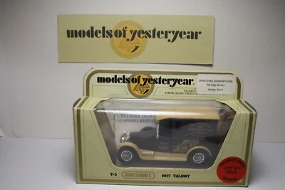 Rare Matchbox Models of Yesteryear, Y-5 1927 Talbot. Limited Issue. Rare #33 - Image 1 of 4