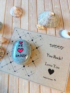 Daddy - Fathers Day Birthday card Daddy keepsake gift You Rock Dad - Picture 1 of 6