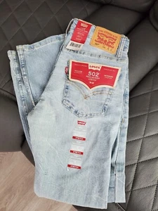 Levi Strauss Boy's Adjustable Waistband 502 Regular Taper Stretch Denim Jean - Picture 1 of 5