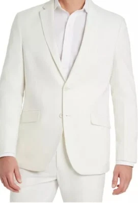 INC International Concepts Men's White Slim-Fit Blazer Coat Size Medium  - Image 1 of 2