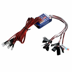 12LED Simulation Intelligent System Flashlight for RC 1/10 Model Car